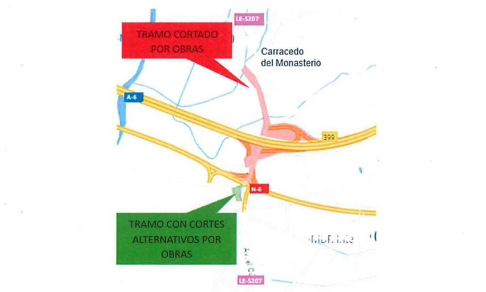 Cortes De Tr Fico Entre Carracedo Y Carracedelo Para La Renovaci N De