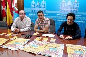 Fidel González, Raquel Álvarez y Roberto Mendo presentan las XVIII Jornadas  Polideportivas 2016. Foto: Raúl C.